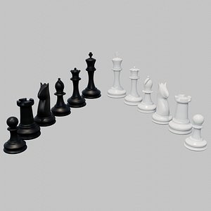 All Chess Pieces 3D