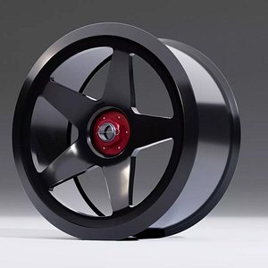CL5S wheel low-poly