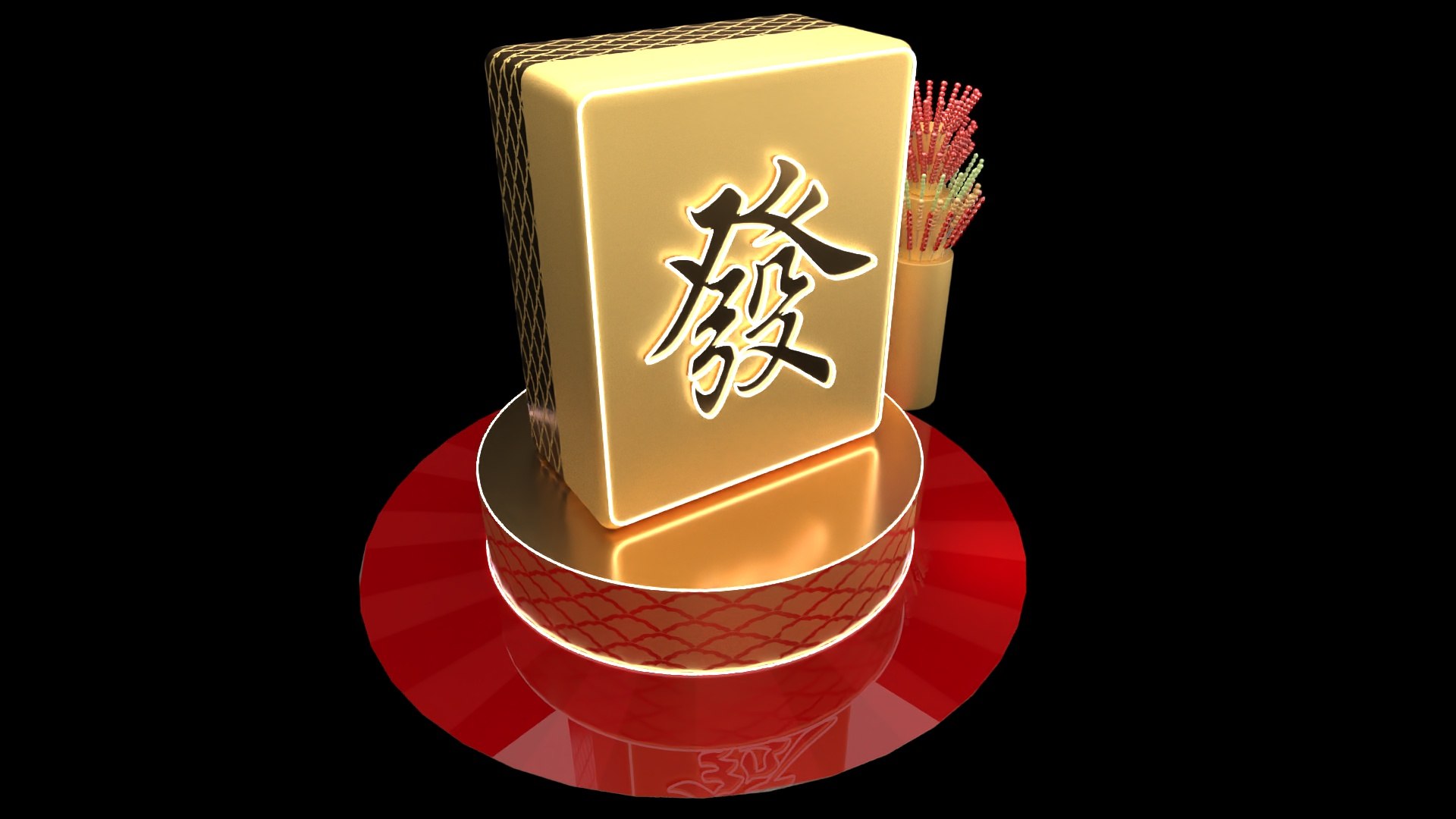 3D Giant Mahjong Interactive Photo Installation Model - TurboSquid 2381085