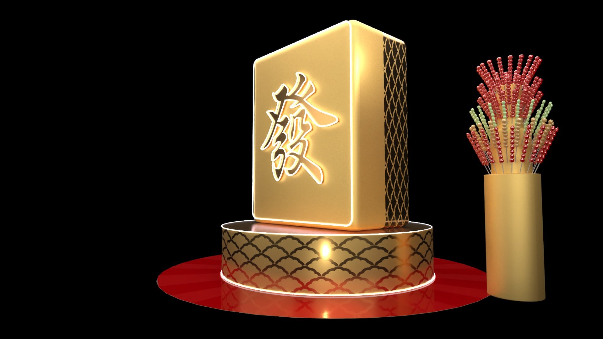 3D Giant Mahjong Interactive Photo Installation Model - TurboSquid 2381085