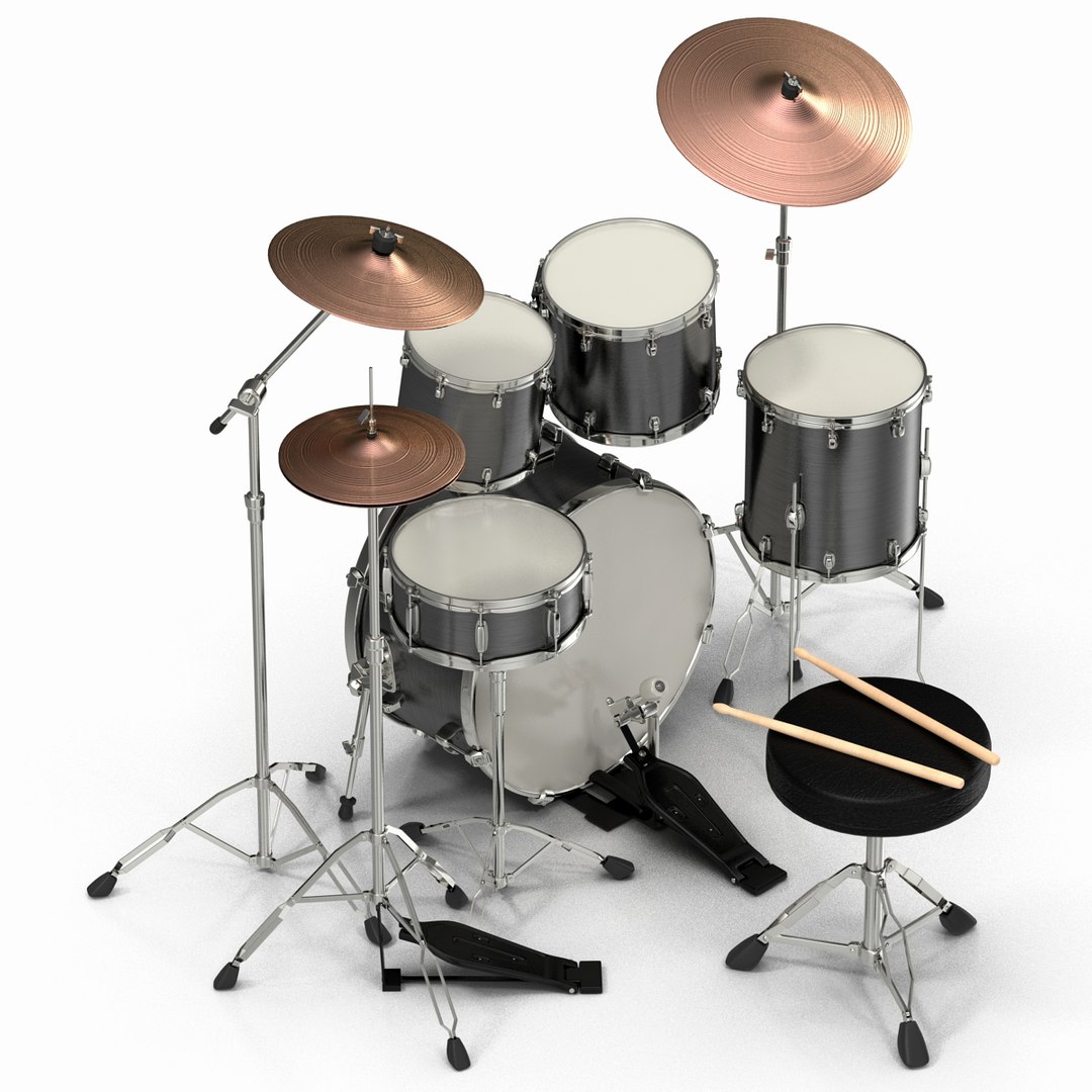 3d drum kit modeled https://p.turbosquid.com/ts-thumb/4w/1Qj1Cp/zc2iR86X/drumkit3dmodel14/jpg/1435584505/1920x1080/fit_q87/9c0dc6b3d9c3933f671e046383af2218f651abad/drumkit3dmodel14.jpg