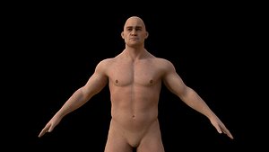 Human body man 3d model 3D