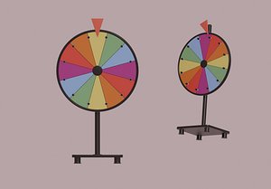 3D Spinning Wheel