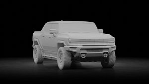 3D model Hummer EV 2022