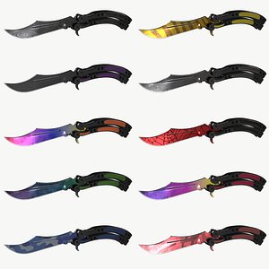 Butterfly Knifes Set
