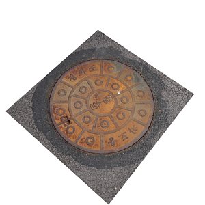 Game Ready Manhole Cover 2 model