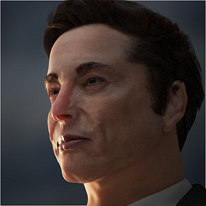 3D Elon Musk model