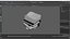 Office Document Stack with Ring Binders Black