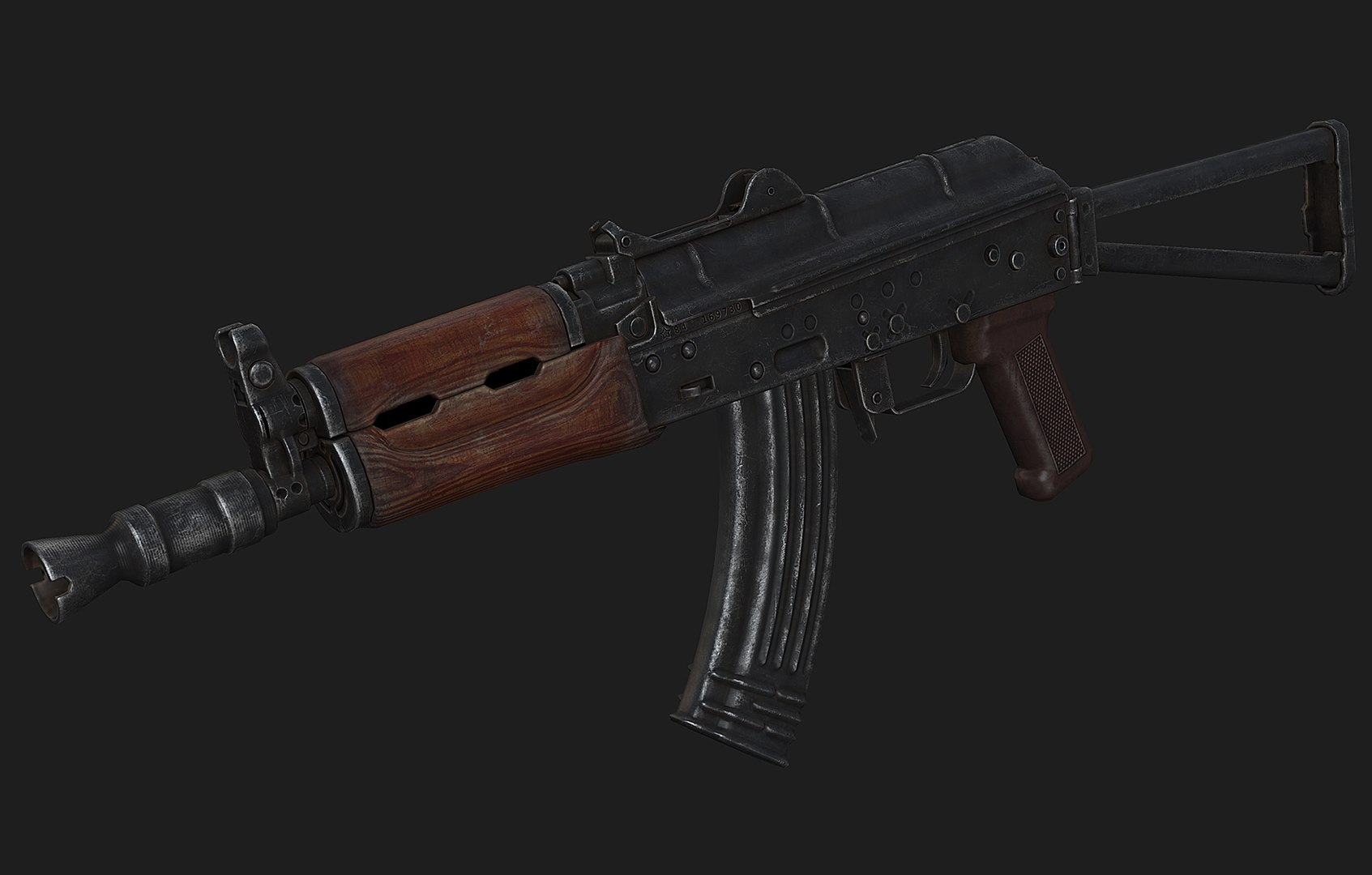 Aks-74u Modern 3d Max