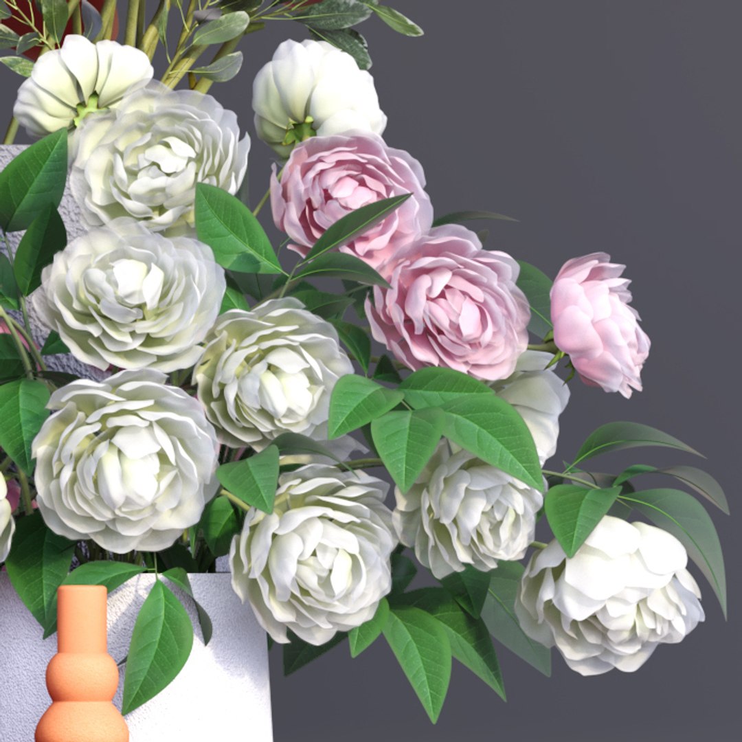 peonies vases bouquet plant flowers 3D model https://p.turbosquid.com/ts-thumb/4w/FG86T4/iSFGIwZa/6/jpg/1552464534/1920x1080/fit_q87/6e11a8c04c8b1acea11969c3f4b3e74b765a2910/6.jpg