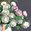 Collection of Peonies Bouquet in Vases