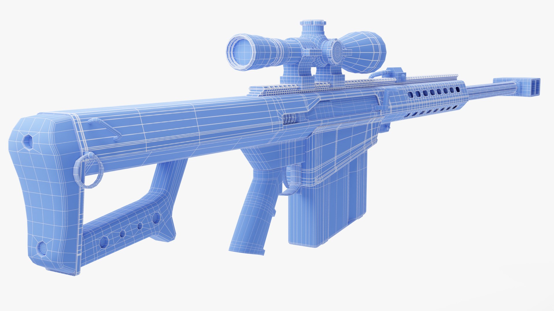 Barrett M82 Sniper Rifle 3D https://p.turbosquid.com/ts-thumb/4w/GENrQp/Mu/wireframe2/png/1655715893/1920x1080/fit_q87/02ac0bcbb8386aa918d93ec39a16402dd495cc8e/wireframe2.jpg