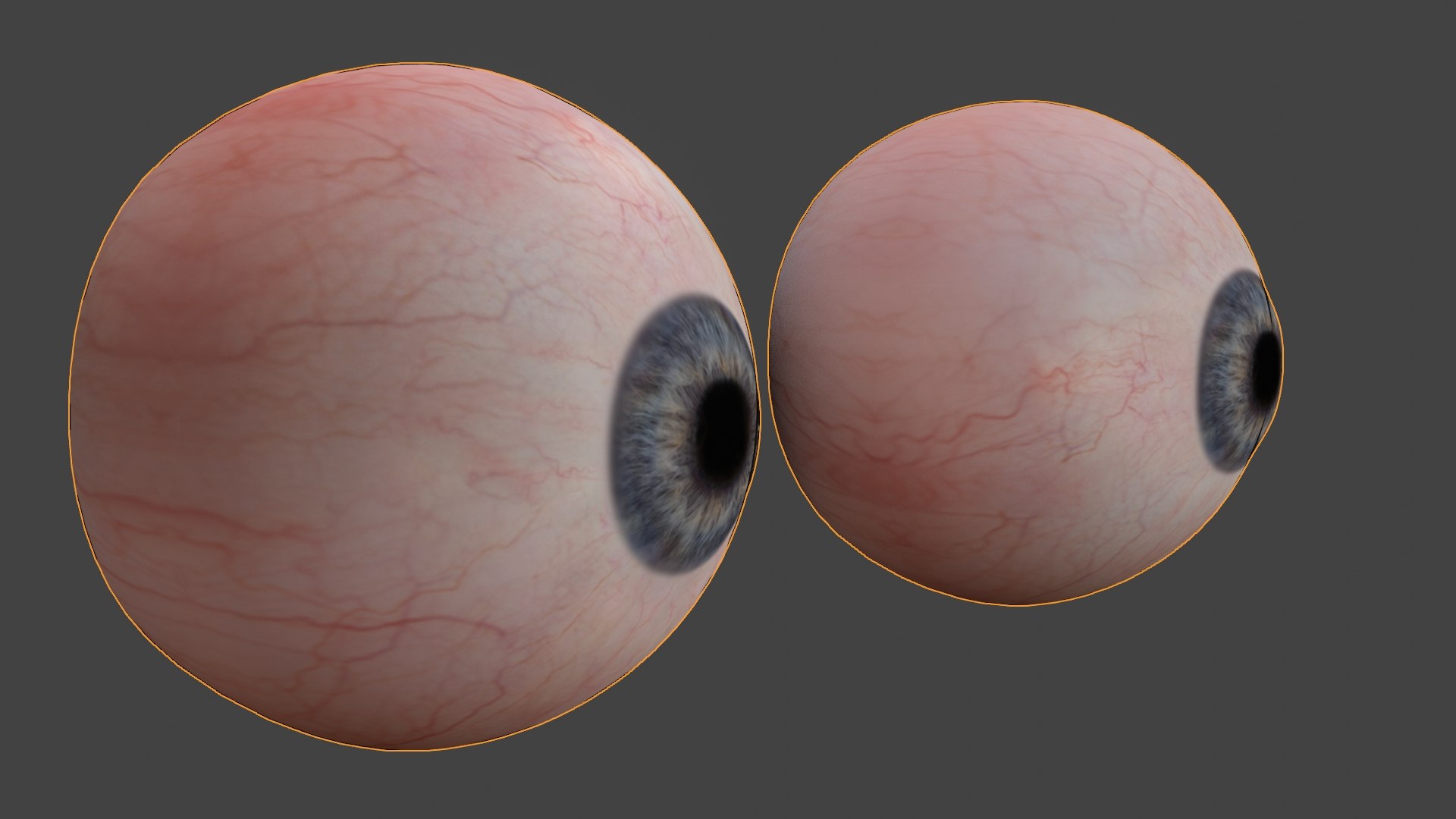 Human Eyes Game Ready For Unreal Ungine Or Unity Low-poly Model ...