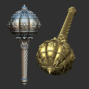 Gada Hanuman 01 Weapon model