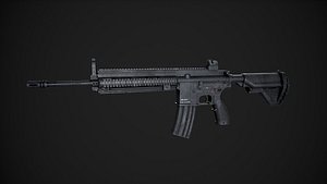 M416 Realistic Assault Rifle model