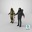 Woman Firefighter and Hiking Collection
