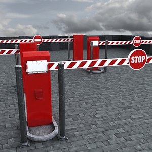 Security Barrier 3D model
