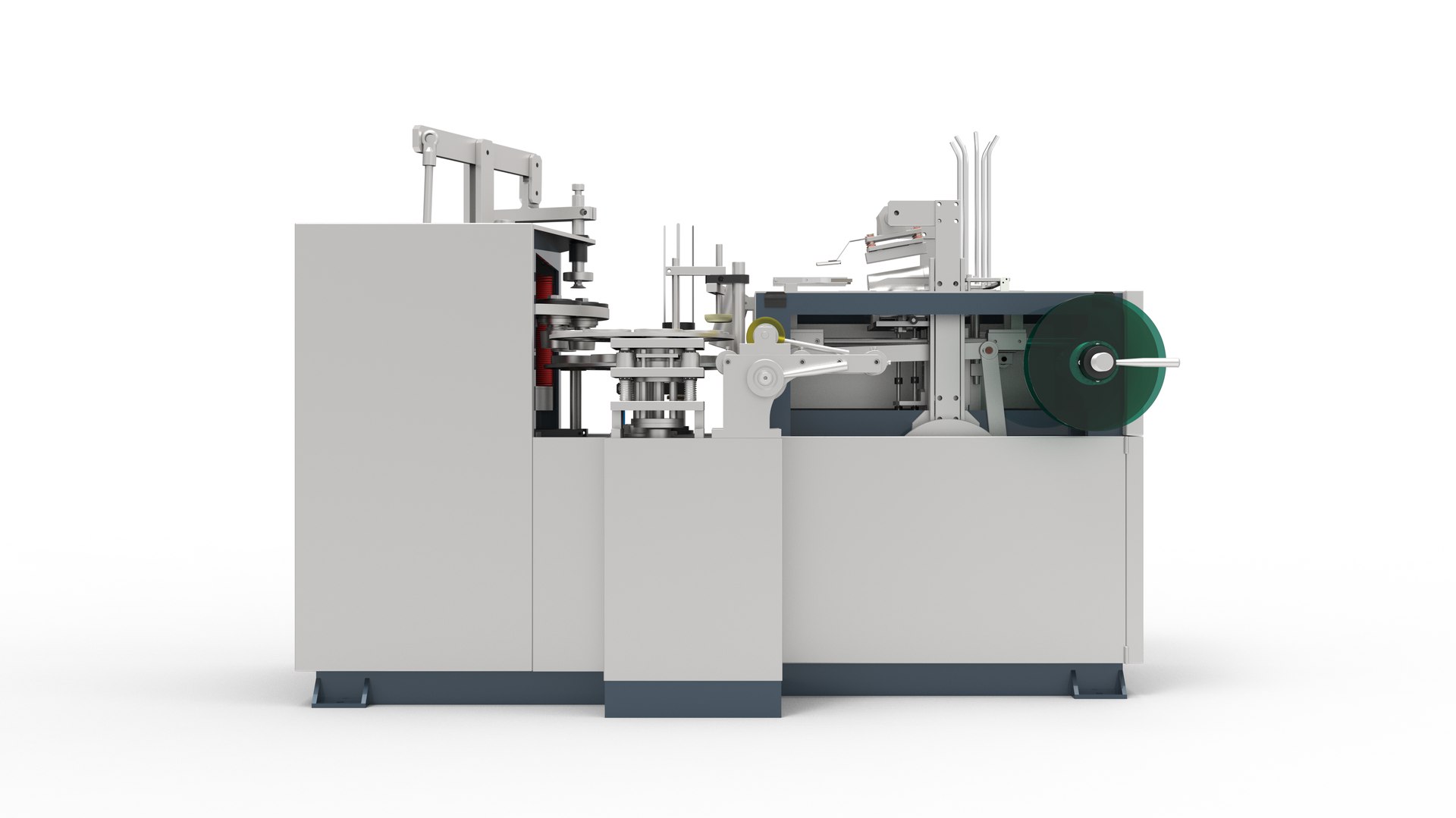 3D Disposable Paper Cup Machine Model - TurboSquid 1855881