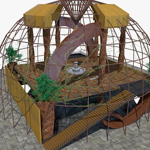 3D Arbor Dome Monument