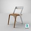 3D Modern minimal chair