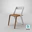 3D Modern minimal chair
