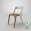 3D Modern minimal chair