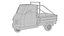 Ape Car  Three-Wheeled Mini Transporter 3D