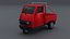 Ape Car  Three-Wheeled Mini Transporter 3D