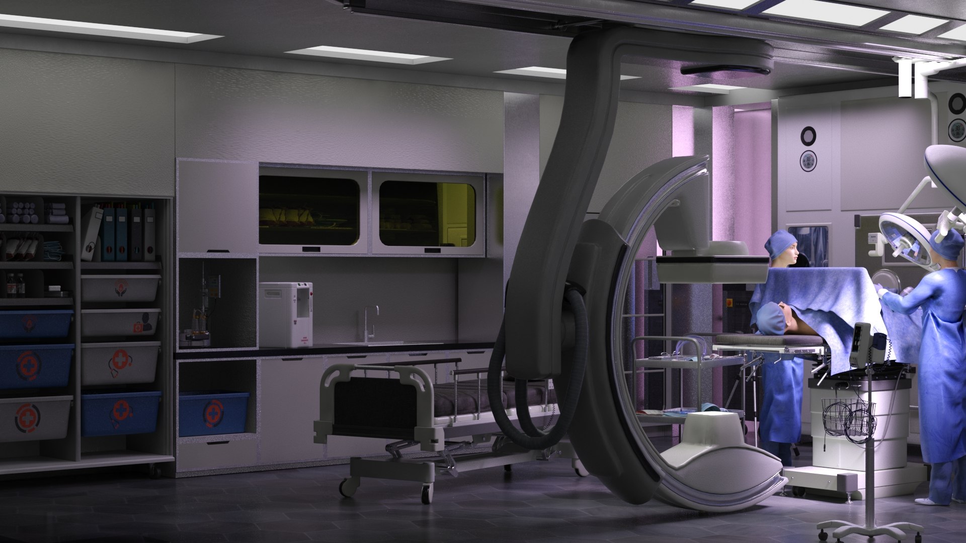 Surgery Room Pro Doctor Model - TurboSquid 1519885