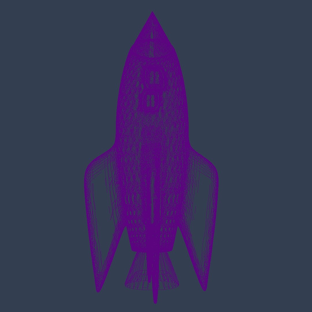 Rocketship Obj