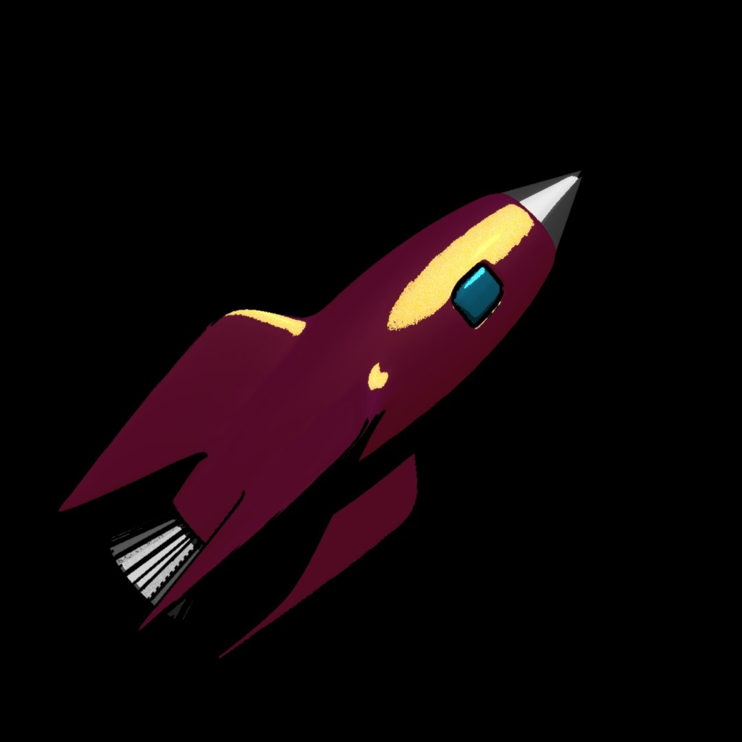 Rocketship Obj