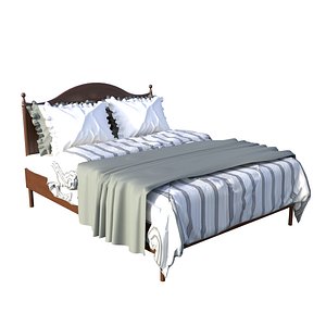 3D Vintage bed - cama