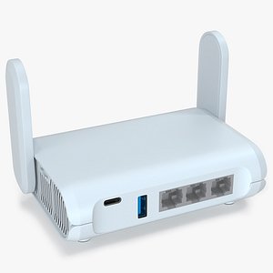 Small Form-Factor Wi-Fi Router with Ports