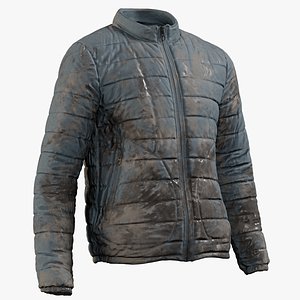 3D model realistic mens jacket 3