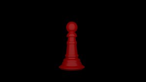 Peão de xadrez - Chess pawn, 3D CAD Model Library