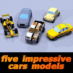 five impressive toon cars
