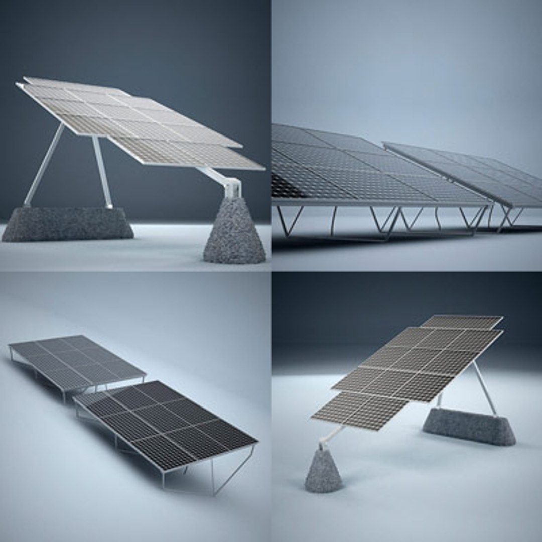 Solar Panel 3 3d Model