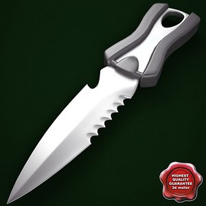 3d oceanic spinner knife v3 model