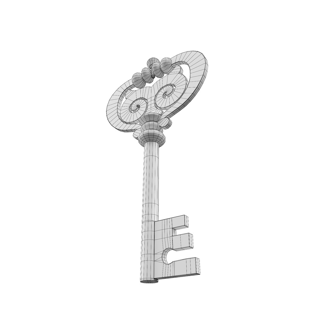 3D Door old key model - TurboSquid 1986694