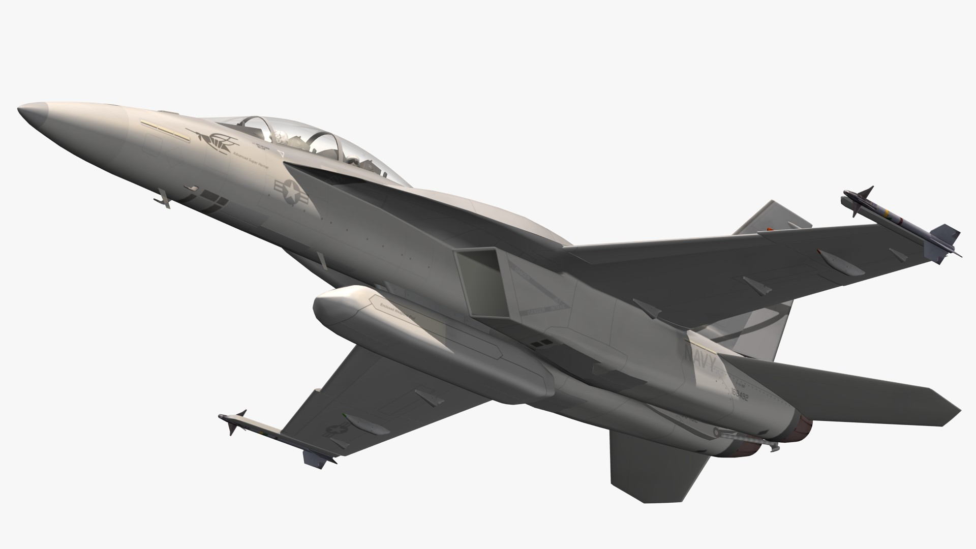 3D Model FA 18F Advanced R - TurboSquid 2068510