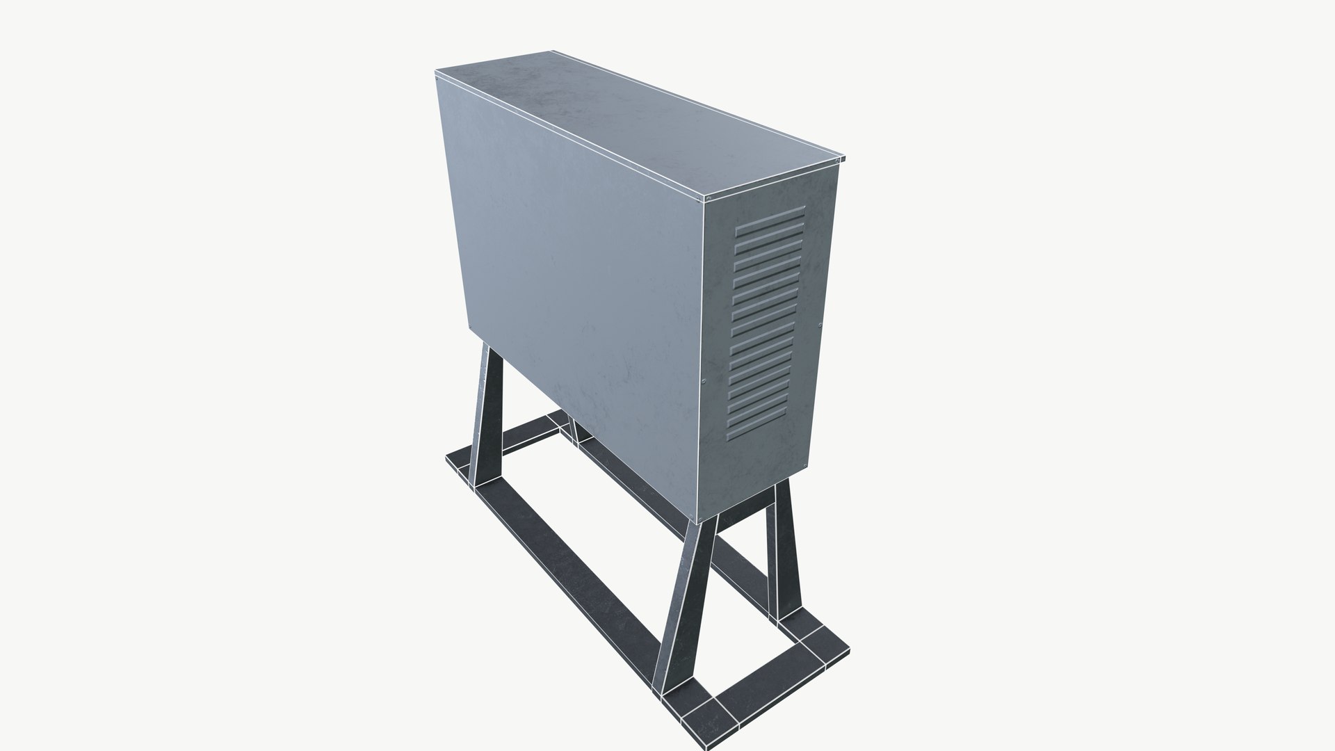 Stand Electric Box Model - TurboSquid 2279438