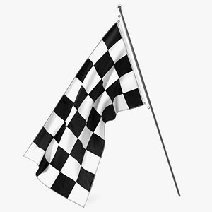 Waving Racing Flag