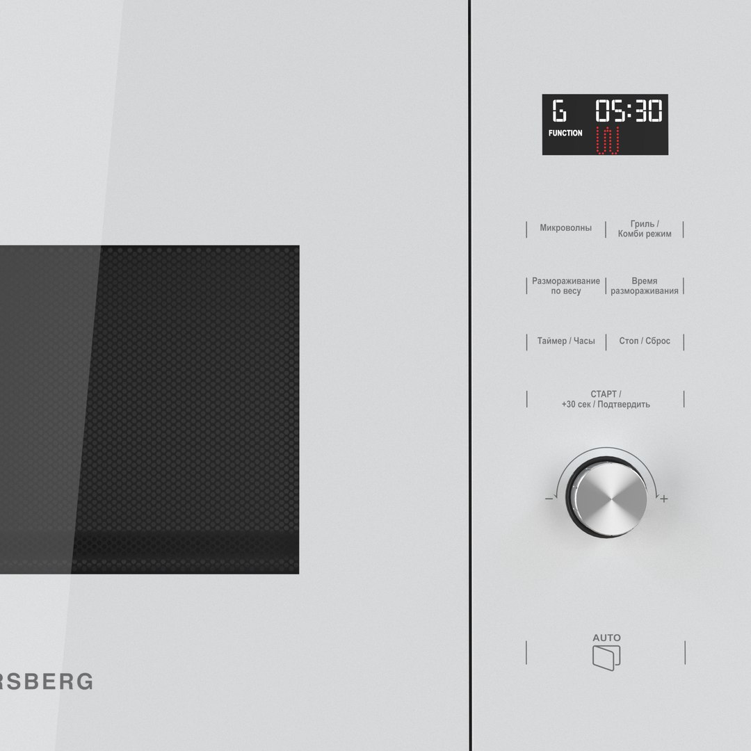 3D Microwave Oven Kuppersberg HMW 650 WH Model - TurboSquid 2050196