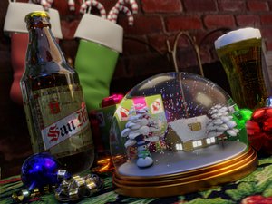 3D Christmas 3D scene
