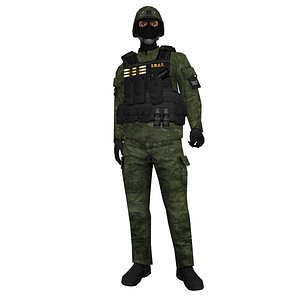 rigged swat soldier 4 max