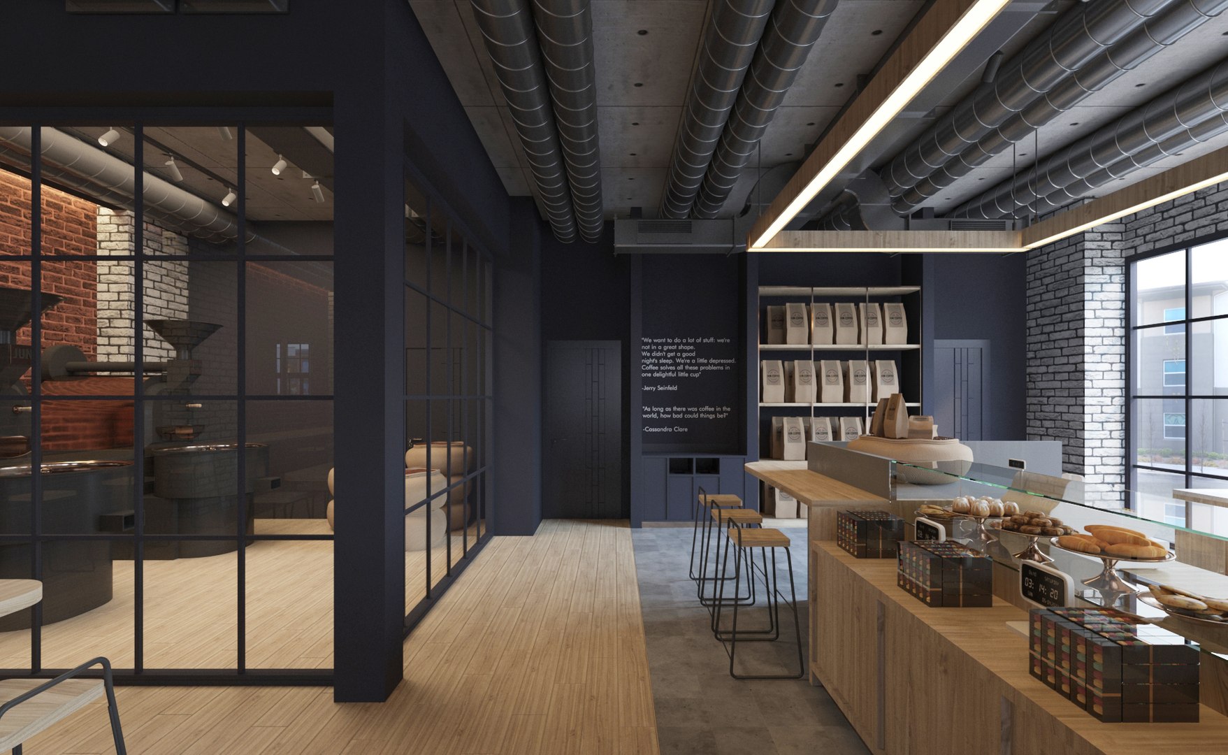 Coffee Roastery Shop Interior 3D model https://p.turbosquid.com/ts-thumb/4w/yMhOgZ/2c/r14/jpg/1705218276/1920x1080/fit_q87/8f957a5542e68c43db72d48c06548bdbf211a666/r14.jpg