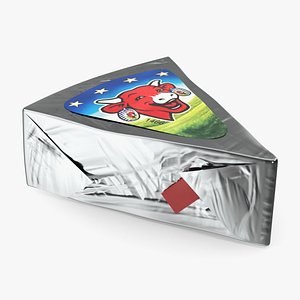 Creamy Cheese Triangle Laughing Cow 3D model