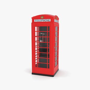 London Phone Booth model