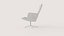 Sillón giratorio con pedestal tapizado de respaldo alto