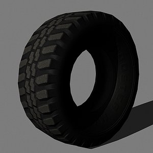 3d road tire model